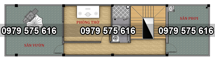 mau thiet ke nha ong hien dai 3 tang (5x18.7m)