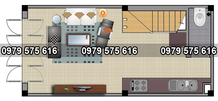 thiet ke nha ong hien dai 3 tang (3.7x8m)1