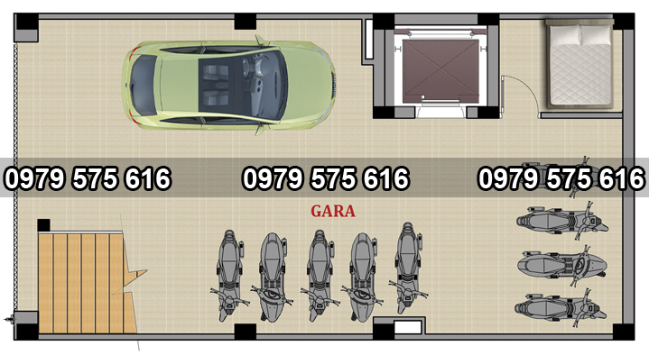 thiet ke khach san tan co dien 9 tang (6.3x12.9m)1