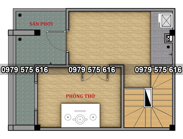 mau thiet ke nha ong hien dai 5 tang (4.2x5.9m)5